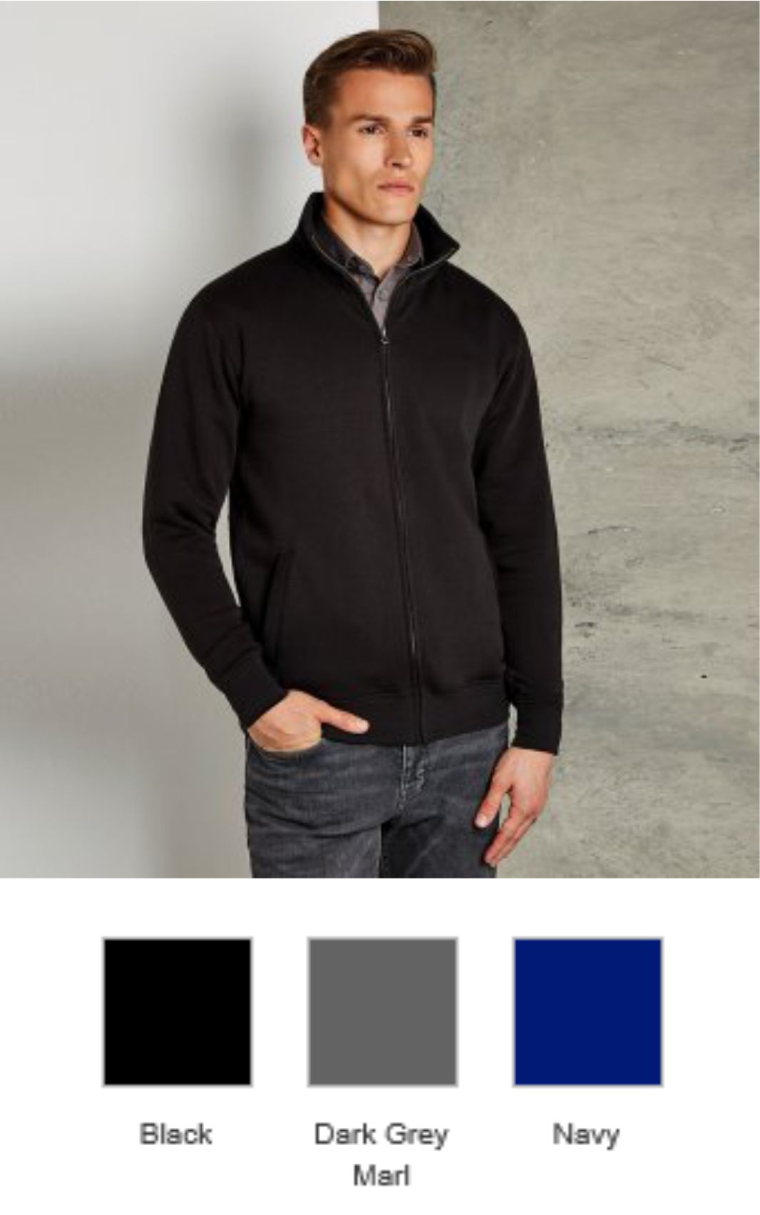 K334 Kustom Kit Sweat Jacket  K334 Kustom Kit Sweat Jacket